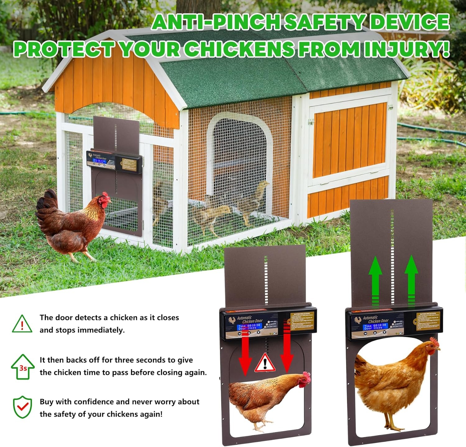 Automatische Kippenhokdeur Aluminium 29% Korting