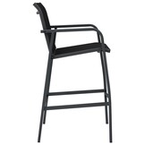 vidaXL Tuinbarstoelen (2 stuks) - Textileen Zwart - 35% Korting