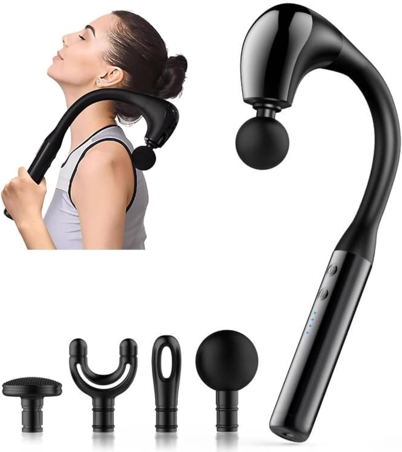 U-vormig Massagepistool voor Diepe Weefselmassage - 76% Korting!