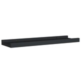 vidaXL Fotoplanken 2 stuks 40x9x3 cm Zwart - 73% Korting
