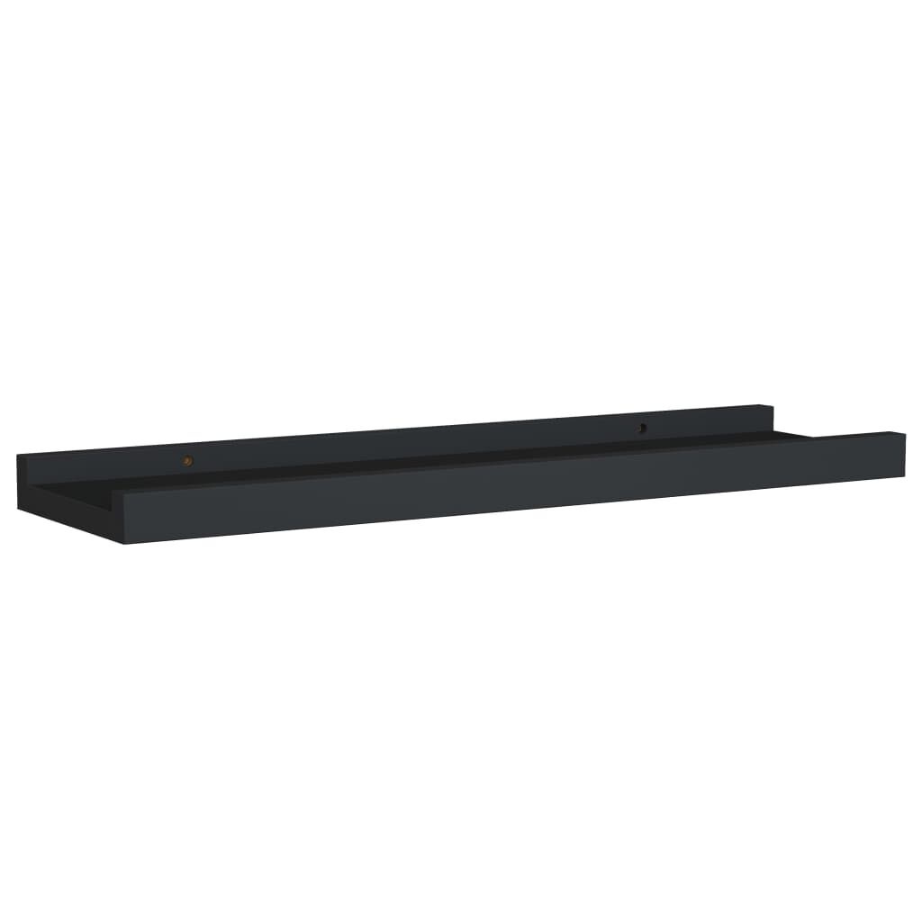 vidaXL Fotoplanken 2 stuks 40x9x3 cm Zwart - 73% Korting