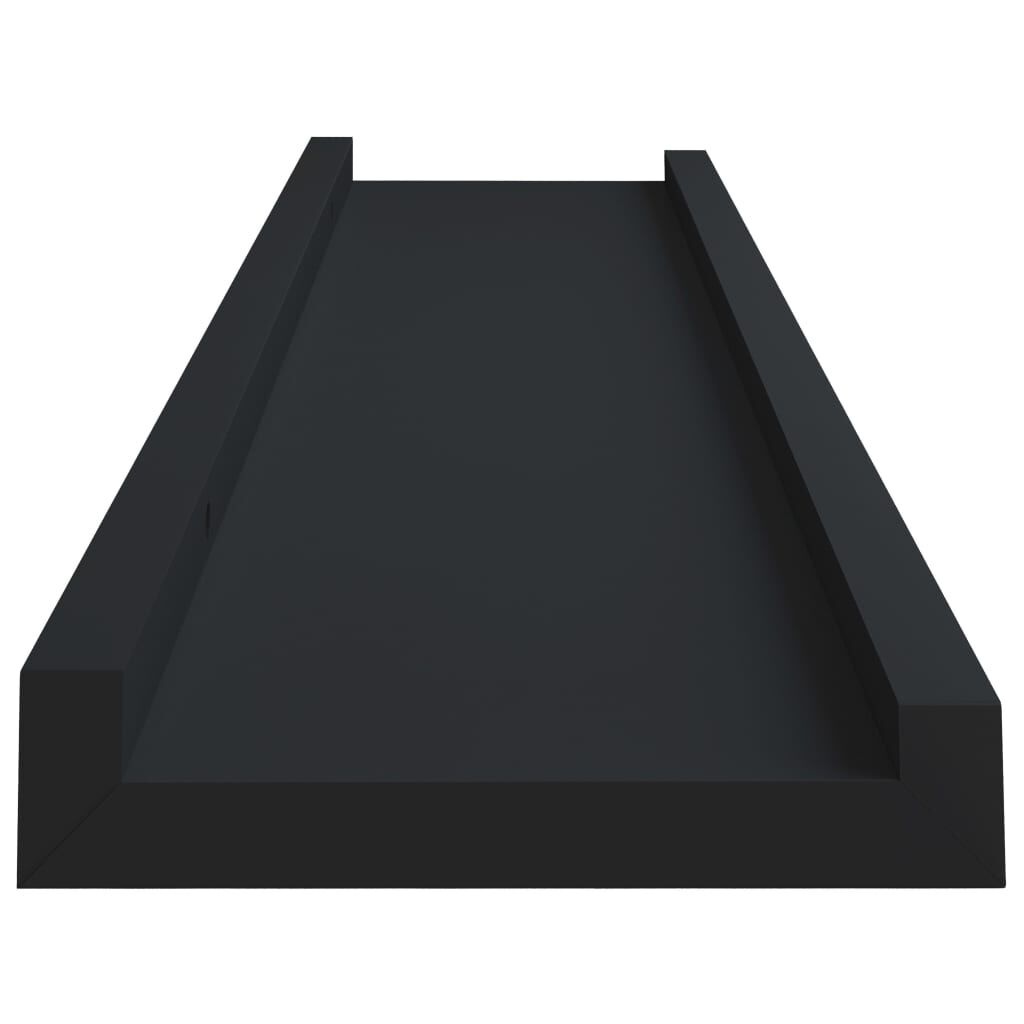 vidaXL Fotoplanken 2 stuks 40x9x3 cm Zwart - 73% Korting