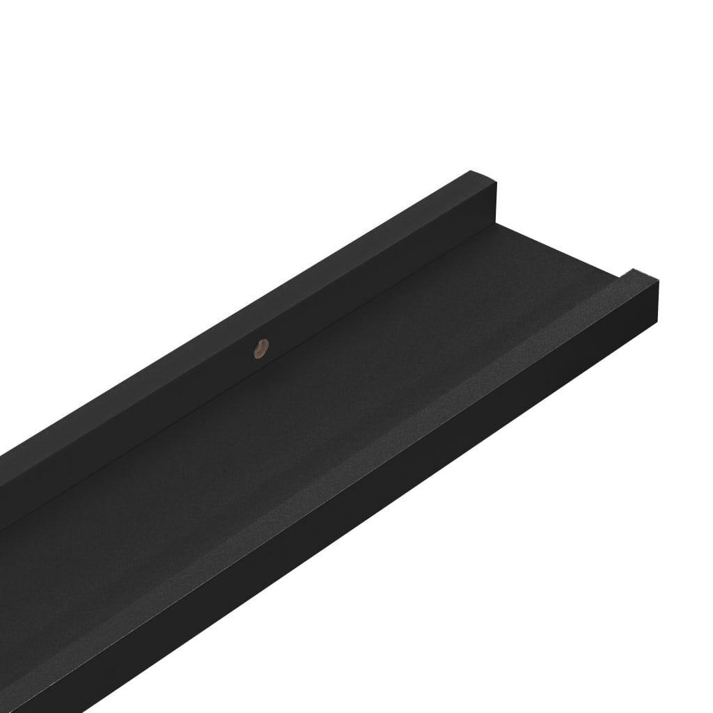 vidaXL Fotoplanken 2 stuks 40x9x3 cm Zwart - 73% Korting