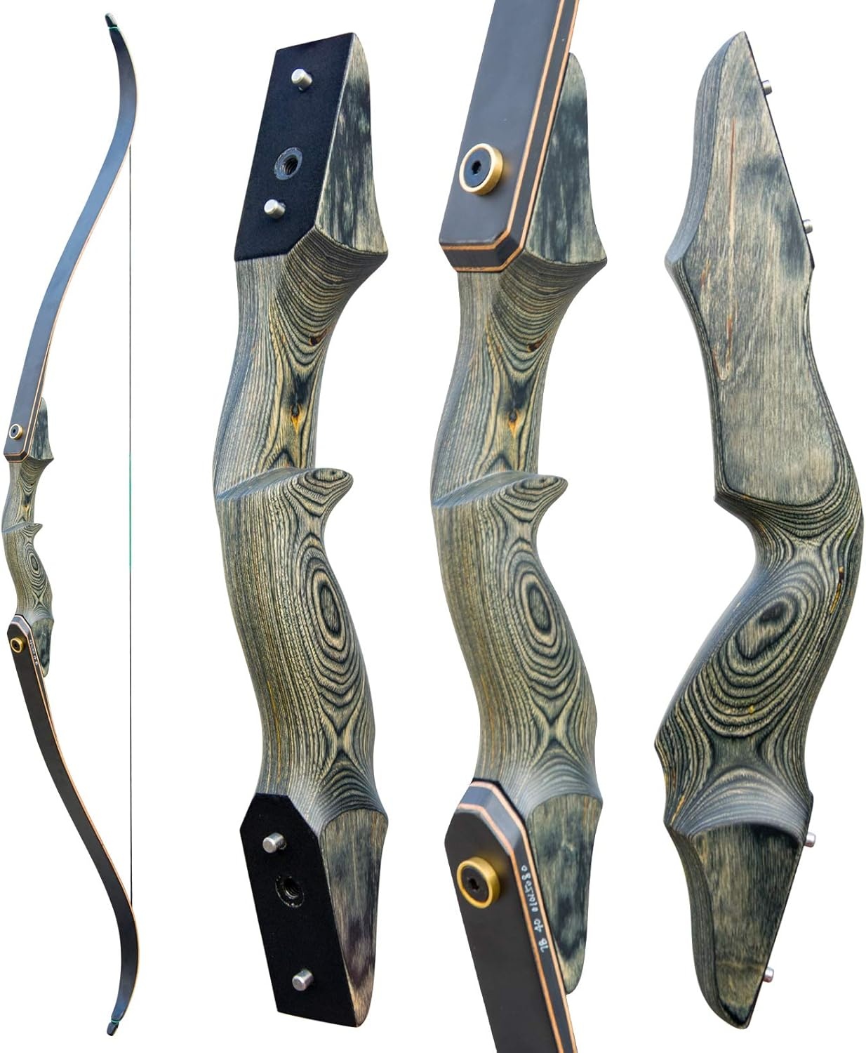 EinMAIQi Recurveboog Set 60 inch - 60 lb - Geschikt voor Rechtshandigen