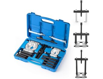 CGOLDENWALL 14-delige lagertrekkerset, voor lagers van 35-75 mm, draagkracht 5T, voor het onderhoud van wielnaven, tandwielen en tandwielen in motorvoertuigen