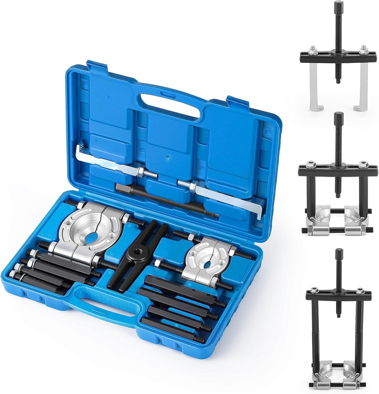 CGOLDENWALL 14-delige lagertrekkerset, voor lagers van 35-75 mm, draagkracht 5T, voor het onderhoud van wielnaven, tandwielen en tandwielen in motorvoertuigen