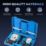 CGOLDENWALL 14-delige lagertrekkerset, voor lagers van 35-75 mm, draagkracht 5T, voor het onderhoud van wielnaven, tandwielen en tandwielen in motorvoertuigen