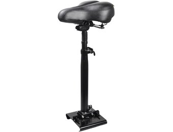 Elektrische step, zitting voor 13 cm-19 cm gebogen randen, voetenplank, voor Segway Ninebot Max G30D II, e-step, zitje voor volwassenen, inklapbaar, schokbestendig, in hoogte verstelbaar van 55-68 cm