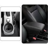 YJYWZH voor Dacia Sandero Stepway Logan 2 armsteunen Sandero 2 armleuning dubbellaags middenconsole opbergbox armsteun middenarmsteun (A-model)