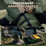 1TG Tactical 1 Persoon Ultralicht Mummy Slaapzak, Ranger Groen, 4 Seizoenen (-4 tot 2°C/26°F tot 36°F), 1,76 kg (3,88 lbs), Ideaal voor Outdoor Camping, Trekking, Reizen