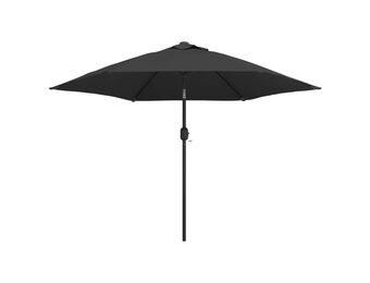 vidaXL Parasol met metalen paal 300 cm antraciet