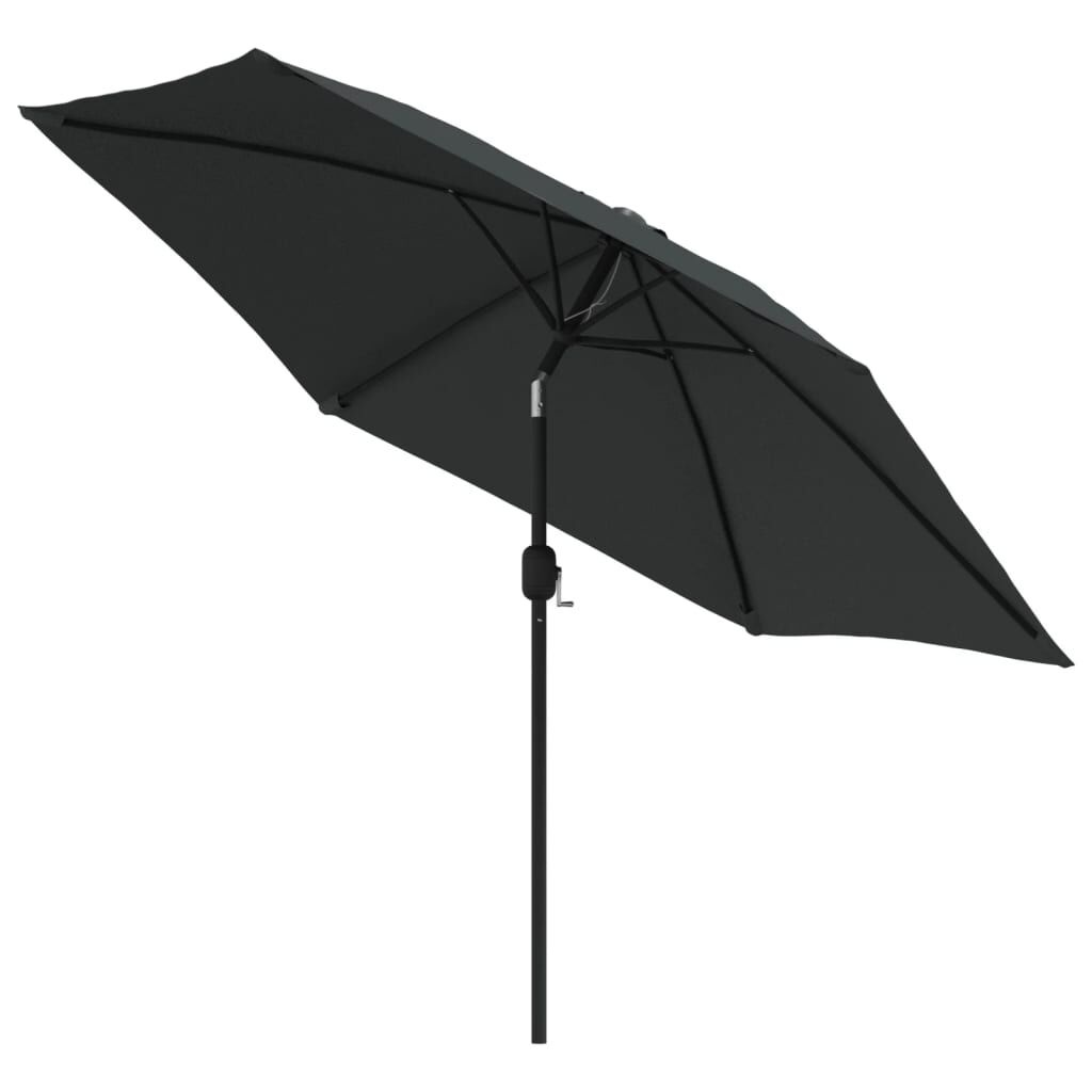 vidaXL Parasol met metalen paal 300 cm antraciet
