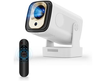 Magcubic HY310 4K mini-beamer, 1080p autofocus, trapeziumcorrectie, thuisbioscoop, smart beamer met WiFi6 BT5.4, draagbaar, 180 graden draaiend