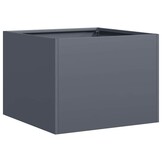 vidaXL Plantenbak 40x40x30 cm staal antracietkleurig