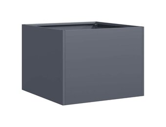 vidaXL Plantenbak 40x40x30 cm staal antracietkleurig