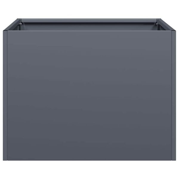 vidaXL Plantenbak 40x40x30 cm staal antracietkleurig