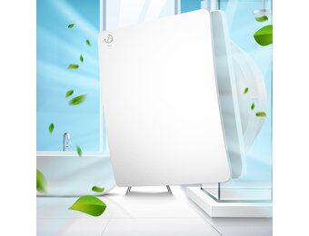 Badkamerventilator 100 mm met Timer en Keerklep – Stille 95m³/u, 12W, 34dB voor Badkamers, Toiletten en Keukens