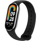 Xiaomi Mi Smart Band 8 Activiteitentracker, AMOLED-display, hartslagbewaking, 190 mAh, 150+ sportmodi, tot 16 dagen batterijduur, zwart