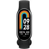 Xiaomi Mi Smart Band 8 Activiteitentracker, AMOLED-display, hartslagbewaking, 190 mAh, 150+ sportmodi, tot 16 dagen batterijduur, zwart