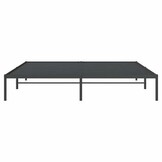 vidaXL Bedframe metaal zwart 183x213 cm