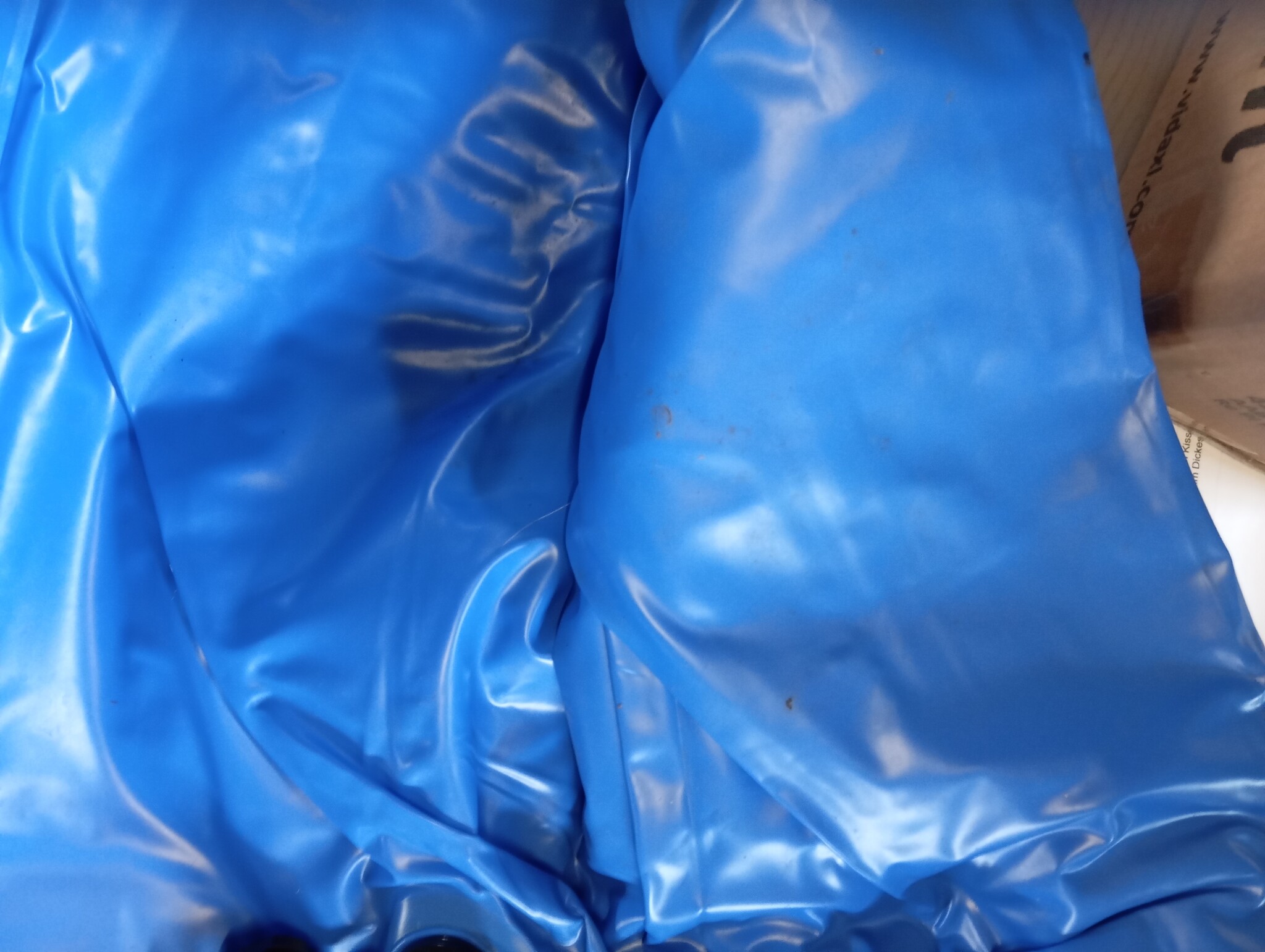 Zwembadkussen, winter, 2 m x 4 m, XXL luchtkussen, zwembad, winterkussen met dubbele naad, veiligheidsventiel, 15 m touw, 0,4 mm dik pvc, tot -25 °C, luchtkussen voor zwembadafdekkingen