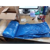 Zwembadkussen, winter, 2 m x 4 m, XXL luchtkussen, zwembad, winterkussen met dubbele naad, veiligheidsventiel, 15 m touw, 0,4 mm dik pvc, tot -25 °C, luchtkussen voor zwembadafdekkingen
