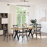 VidaXL Massief Houten Eettafel NOAIN - 180x90cm - 35% Korting!