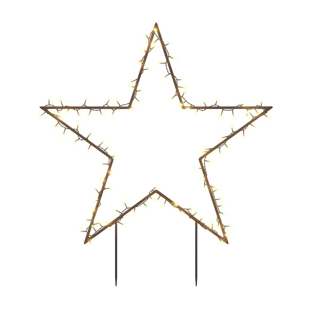 vidaXL Kerstster Verlichting 115 LED Warmwit 85 cm - 59% Korting