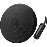 Opblaasbaar kussen, diameter 33 cm, met luchtpomp, balanskussen, trainingskussen, zit- en rugkussen