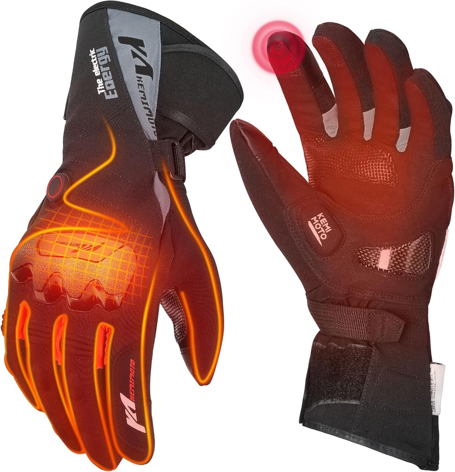 Verwarmbare Winterhandschoenen Motor/Ski - Heren/Dames (78% korting)