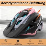 KINGBIKE Professionele E-MTB Fietshelm met NTA-8776 Certificering, Verstelbaar Visier & Camera Mount - Volwassenen
