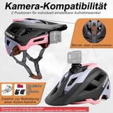 KINGBIKE Professionele E-MTB Fietshelm met NTA-8776 Certificering, Verstelbaar Visier & Camera Mount - Volwassenen