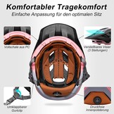 KINGBIKE Professionele E-MTB Fietshelm met NTA-8776 Certificering, Verstelbaar Visier & Camera Mount - Volwassenen