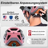 KINGBIKE Professionele E-MTB Fietshelm met NTA-8776 Certificering, Verstelbaar Visier & Camera Mount - Volwassenen