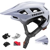 KINGBIKE Professionele E-MTB Fietshelm met NTA-8776 Certificering, Verstelbaar Visier & Camera Mount - Volwassenen