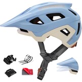 KINGBIKE Professionele E-MTB Fietshelm met NTA-8776 Certificering, Verstelbaar Visier & Camera Mount - Volwassenen