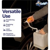 Luigi's Handmatige Benzine Pomp voor Brandstof of Vloeistoffen voor Overdracht - Pomp voor Water, Gasolie, Benzine, Olietank - Voor Alle Soorten Vloeistoffen door Afzuiging