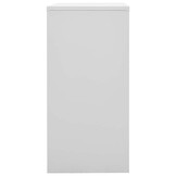 vidaXL Lockerkast 90x45x92,5 cm staal lichtgrijs en blauw