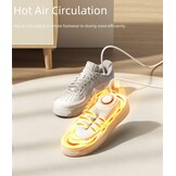 Snowpea Elektrische Schoenendroger, Skischoenendroger, Schoenen- en Laarzenwarmer voor Bezwete Sneakers, Sportschoenen met 3/6/9 Uur Timer
