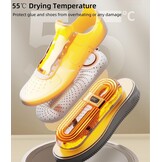 Snowpea Elektrische Schoenendroger, Skischoenendroger, Schoenen- en Laarzenwarmer voor Bezwete Sneakers, Sportschoenen met 3/6/9 Uur Timer