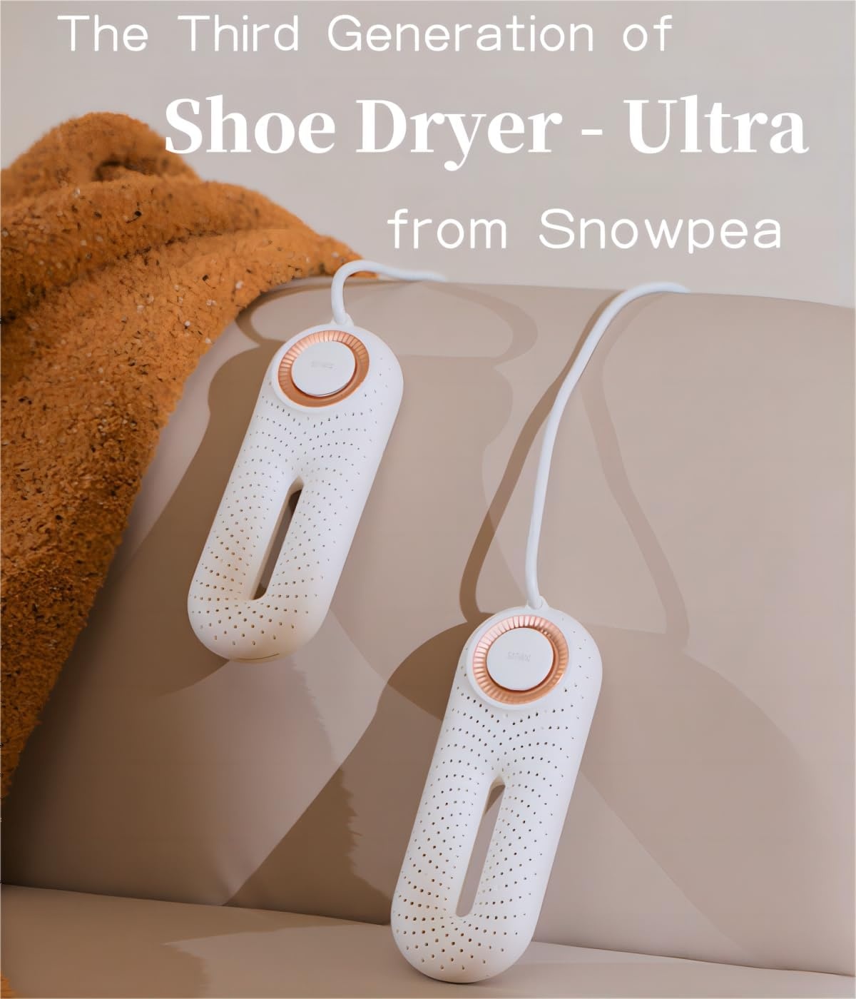 Snowpea Elektrische Schoenendroger, Skischoenendroger, Schoenen- en Laarzenwarmer voor Bezwete Sneakers, Sportschoenen met 3/6/9 Uur Timer