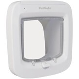 PetSafe Microchip Katdeur - Buiten- of Binnenkatflap - Multi-User RFID Toegang voor Tot 40 Huisdieren - 4-Weg Vergrendeling, Weerbestendig, Gemakkelijk te Installeren - Bruin