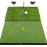 SAPLIZE Grote opvouwbare golfslagmat, nauwe lie, rough en fairway voor driving, chipping en putting-training, draagbare golfoefenmat