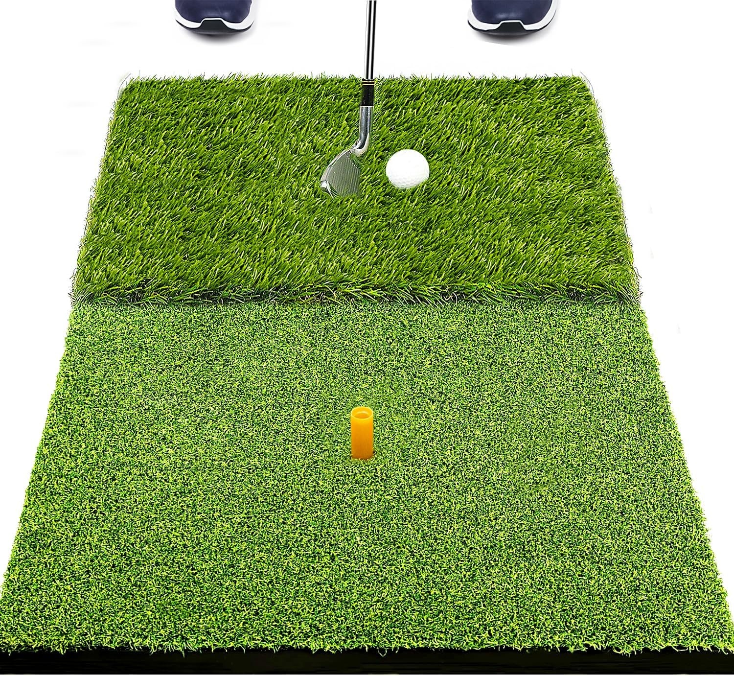 SAPLIZE Grote opvouwbare golfslagmat, nauwe lie, rough en fairway voor driving, chipping en putting-training, draagbare golfoefenmat