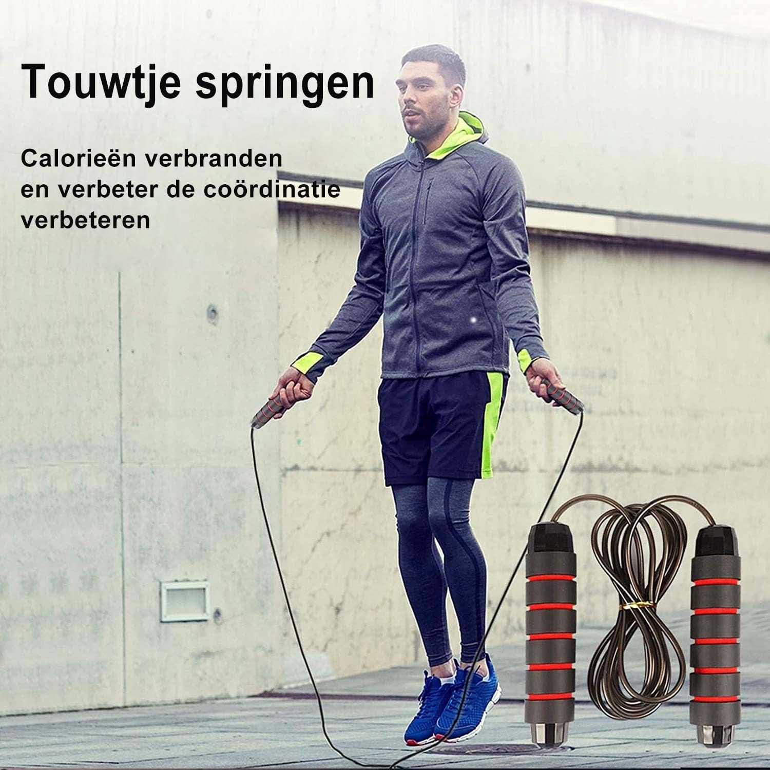 Agility Speed Voetbaltrainingsset, coördinatieladder, trainingsaccessoireset - inclusief 8 m trainingsladder, 16 x kegels voor slalom, weerstand parachute, springtouw, 5 weerstandsbanden