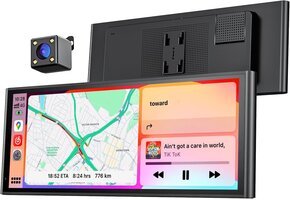 Draadloos CarPlay/Android Auto Scherm 9.26" IPS met Camera - 41% Korting