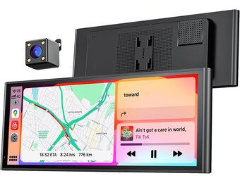 9.26 inch Draadloos CarPlay & Android Auto Scherm met Camera, Bluetooth 5.0 en GPS