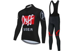 Herentrui & Fietsbroek Set met Bretels: Ademend, Sneldrogend Diermotief (73% Korting!)