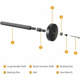52-in-1 aangepaste busschroevendraaierset | Transmissiewielaslagerloop en afdichtingsmonteur, verwijderaar, persgereedschapsset