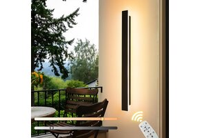 Dimbare Buitenwandlamp 100cm Zwart - 36% Korting